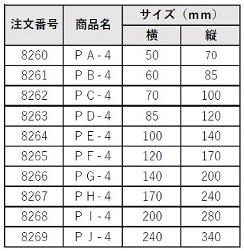 チャック付ポリ袋0.04㎜ シンリョウネットショップ