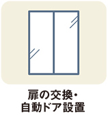扉の交換・自動ドア設置